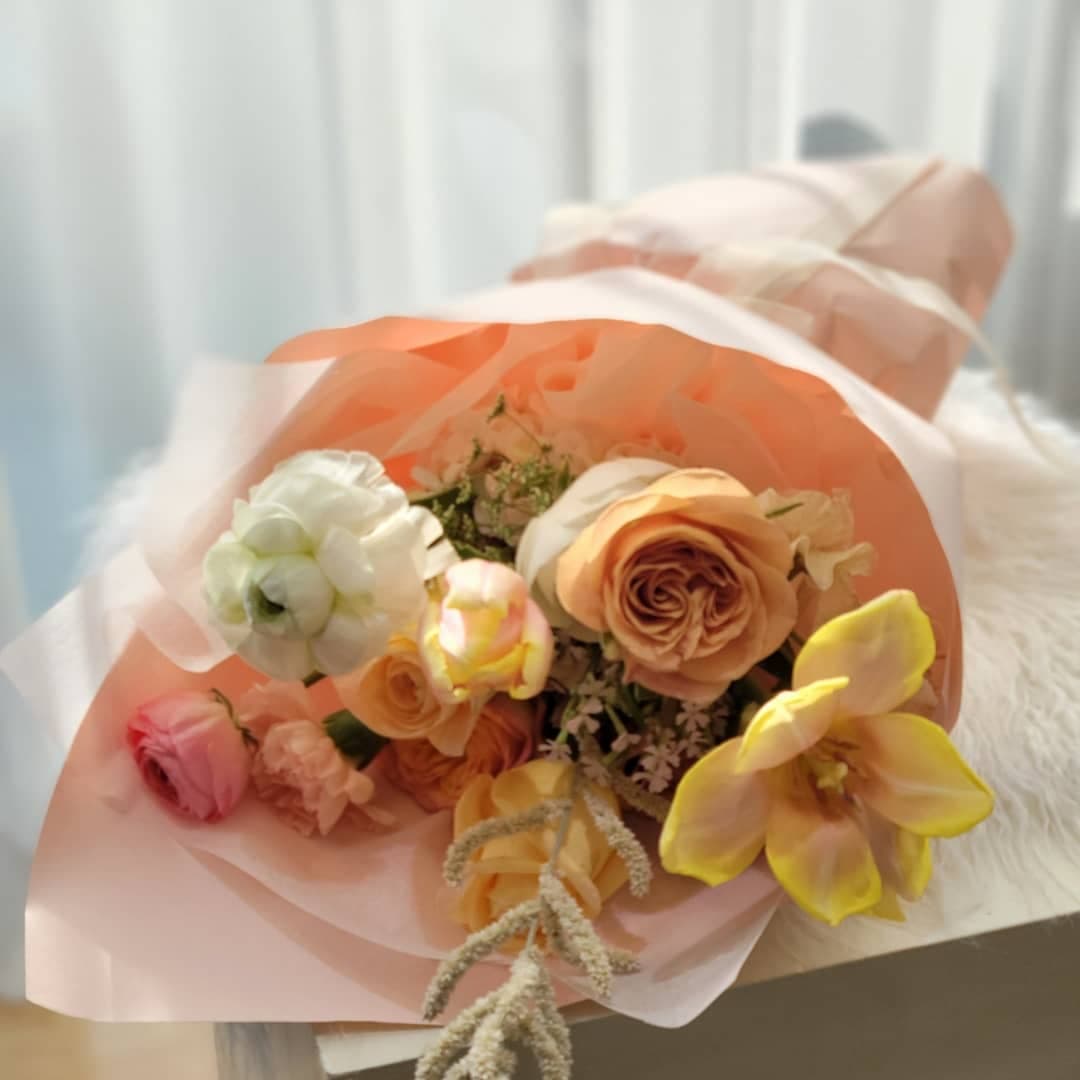 꽃다발 여친 선물