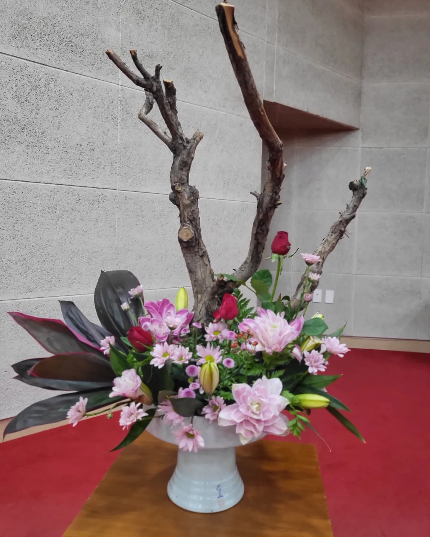 교회 꽃꽂이